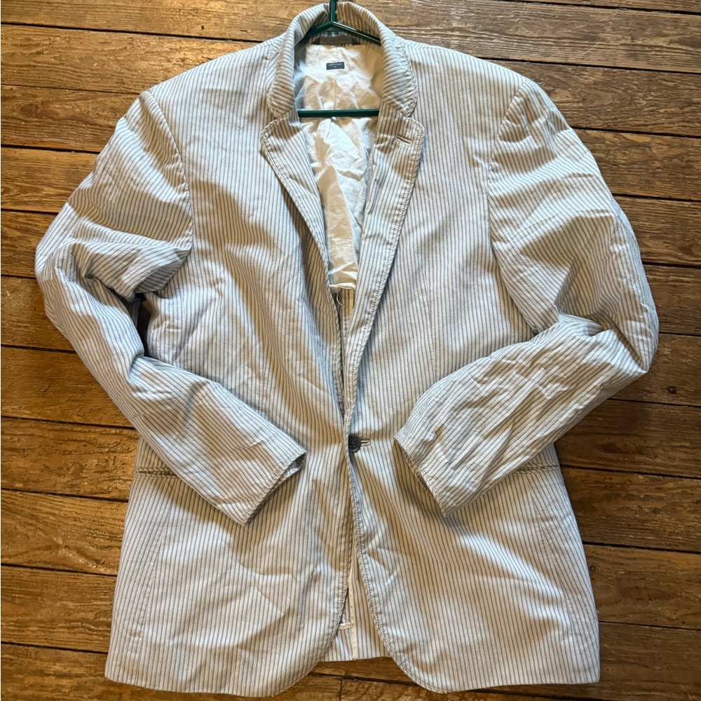Pinstriped Blazer